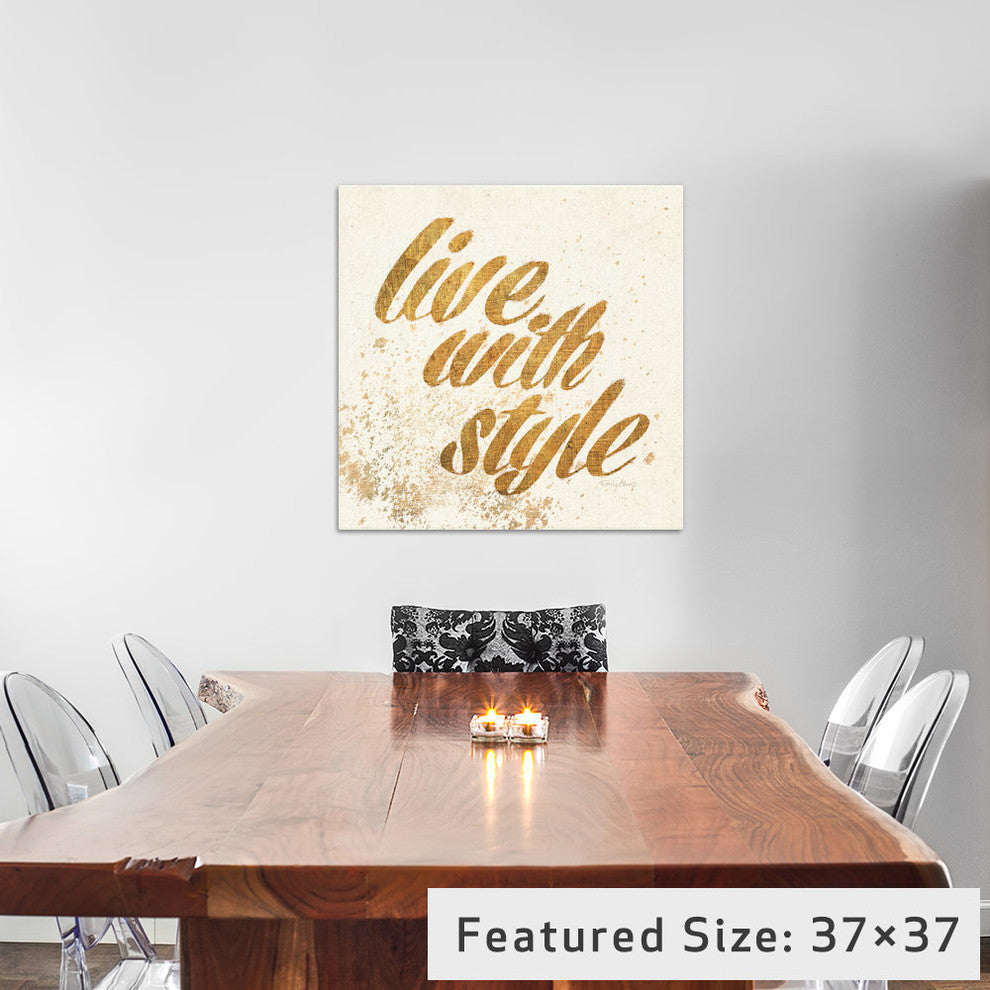 "Shoe Fetish Quotes III Light" by All That Glitters, 12x12x1.5