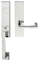 Stuttgart Lever, Mortise Dummy Handleset, Right Hand, Polished Stainless Steel