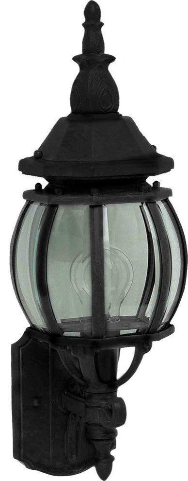 Maxim Crown Hill One Light Clear Glass Wall Lantern