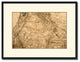 Us Pacific Northwest Vintage Antique Map Wall Art, 16"x21"