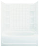 Sterling Ensemble Afd 60"x42"x16" Vikrell Left-Hand Shower Kit, White