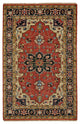 Weave & Wander Alden Rug, Red/Black, 7'9"x9'9"