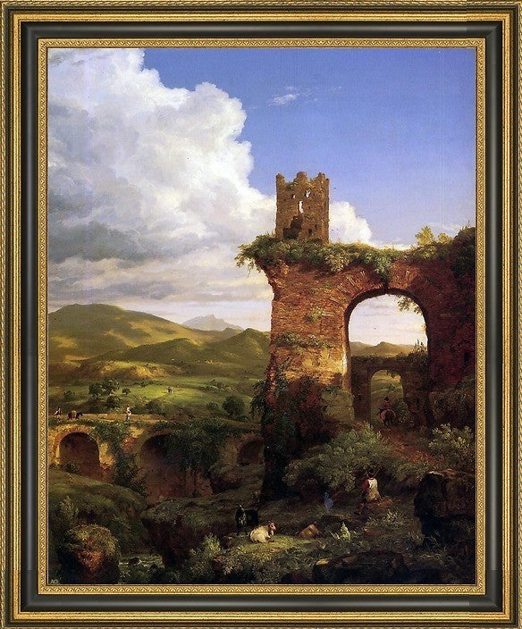 Thomas Cole Arch of Nero Framed Premium Canvas Print, 16"x20"