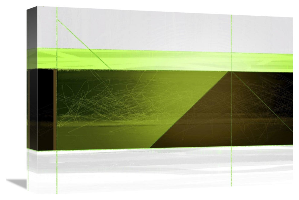 "Abstract Brown And Green" Fine Art Print