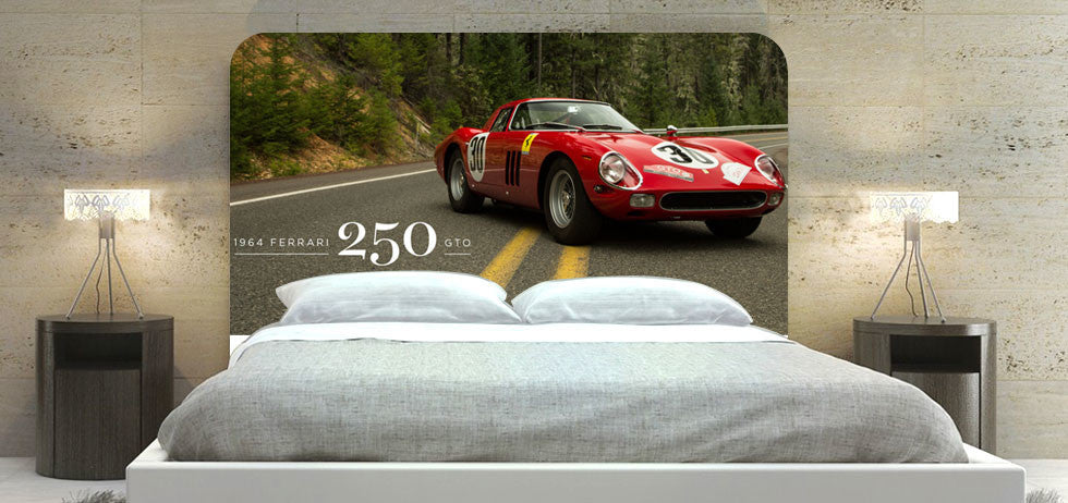 "Ferrari 250 Gto Front" Headboard