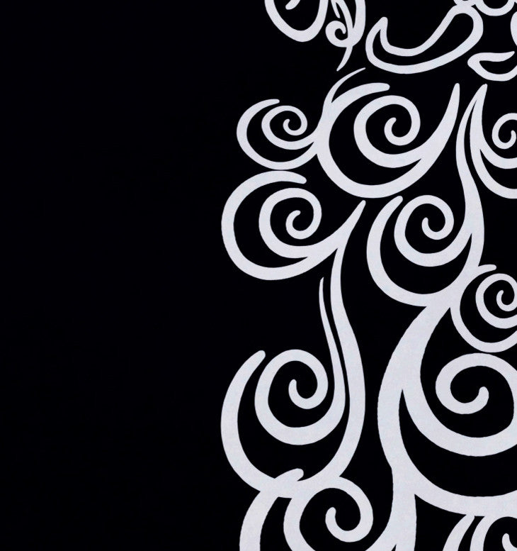 Santa Baby, Holiday Print Placement, Navy, Set of 4