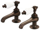 Vintage Classic Basin Lavatory Faucet, Oil Rubbed Bronze, Lever Handles