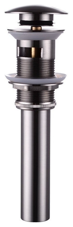 Nuevitas Solid Brass Pop-Up Drain, Brushed Nickel