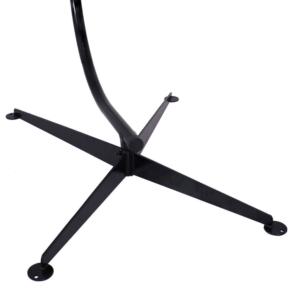 Sunnydaze Powder- Coated Steel C-Stand for Hanging Hammock Chairs and Swings