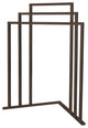 Kingston L Shape 3-Tier Steel Construction Corner Towel Rack, Oil Rubbed Bronze