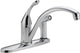 Delta Collins Single Handle Kitchen Faucet With Integral Spray, Chrome, 340-DST