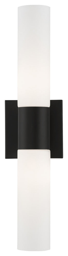 Livex Lighting Black ADA 2-Light Vanity Sconce