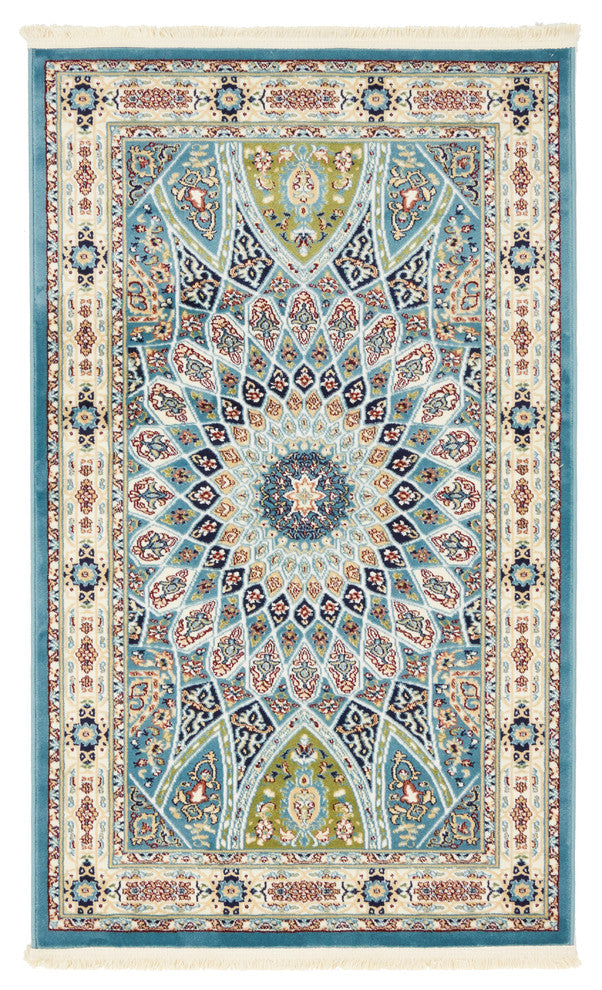Unique Loom Blue Adams Narenj 3' 0 x 5' 0 Area Rug