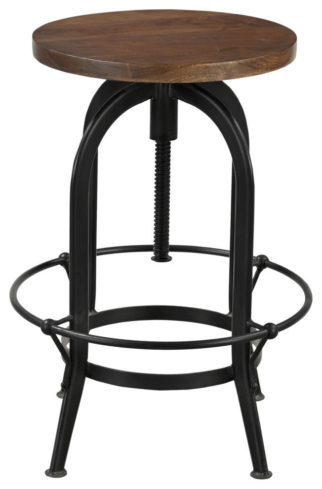 Kaylie Adjustable Height Wood Stool