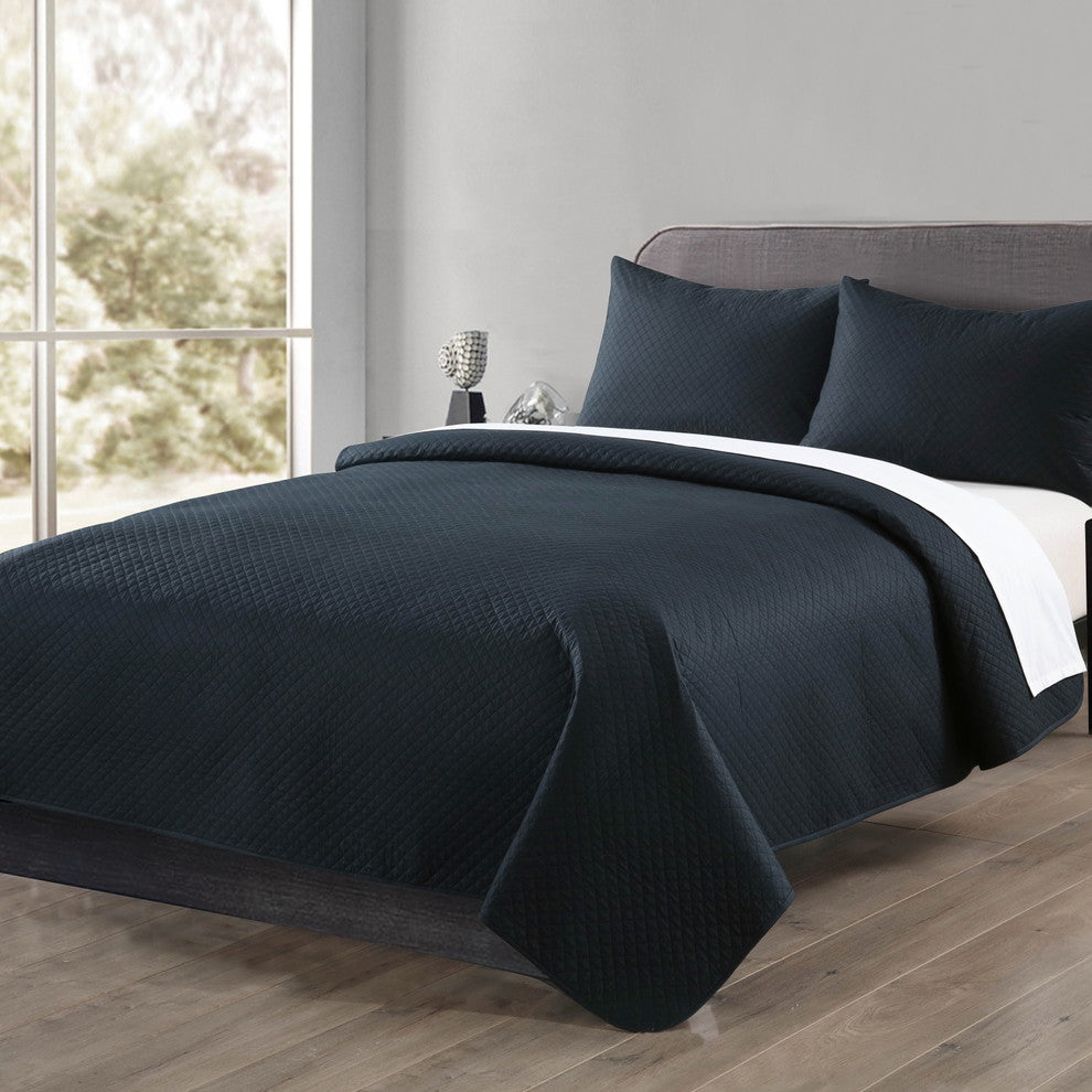 Cottonpure 100% Cotton Diamond Quilt , Full/Queen