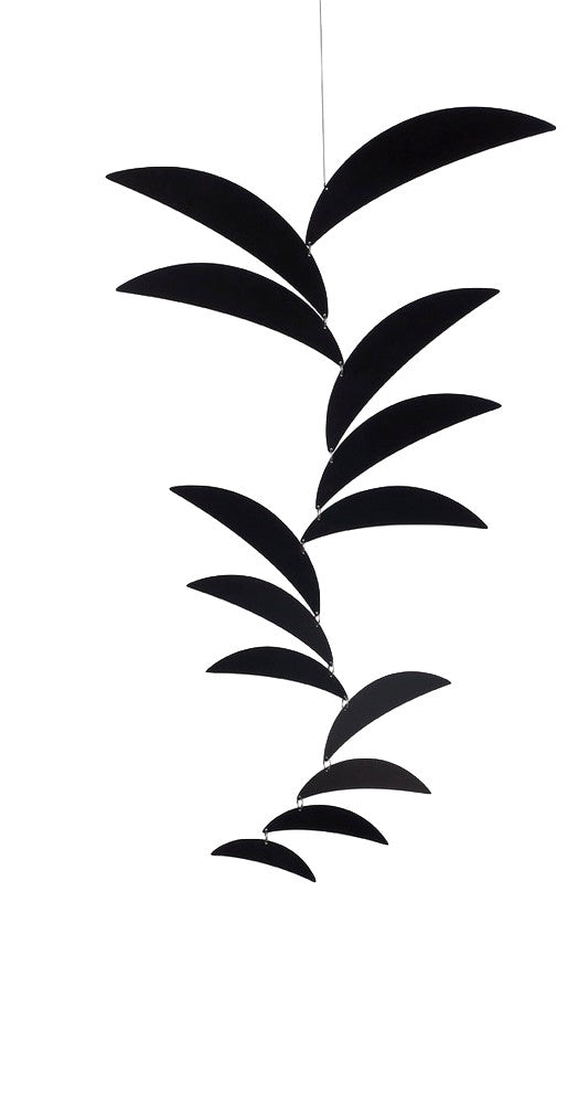 Crescent Cascade Mobile, Black