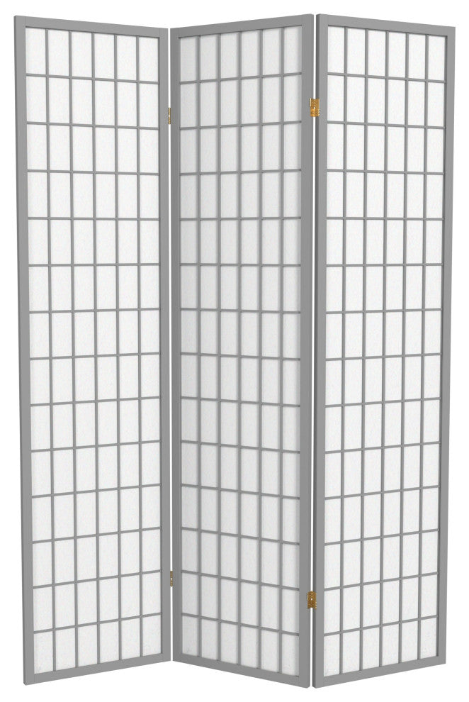 6' Tall Window Pane, Special Edition, Gray, 3 Panels