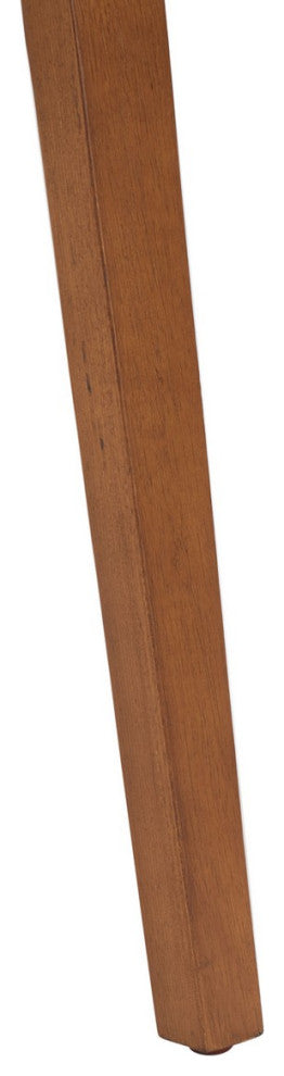 Safavieh Luella Stackable Dining Chair, Walnut