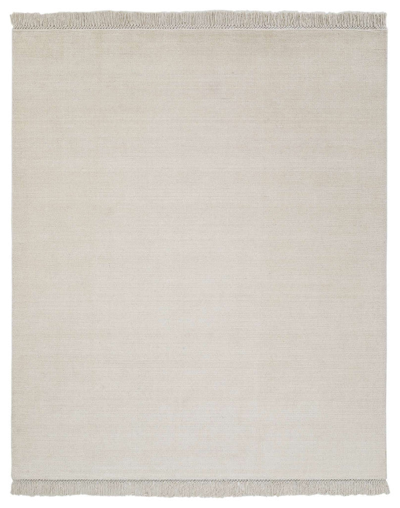 Eva Solid Area Rug, White, 2'x3'