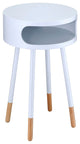 Soneto Collection End Table, White