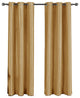 Single Soho Grommet Thermal insulated Blackout Panel, Gold, 42"x108"