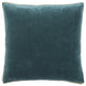 Jaipur Living Bryn Solid Throw Pillow, Teal, Poly Fill