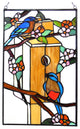 Home, Tiffany-Glass Window Panel 12X19