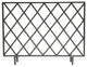 Bamboo Fire screen, Black