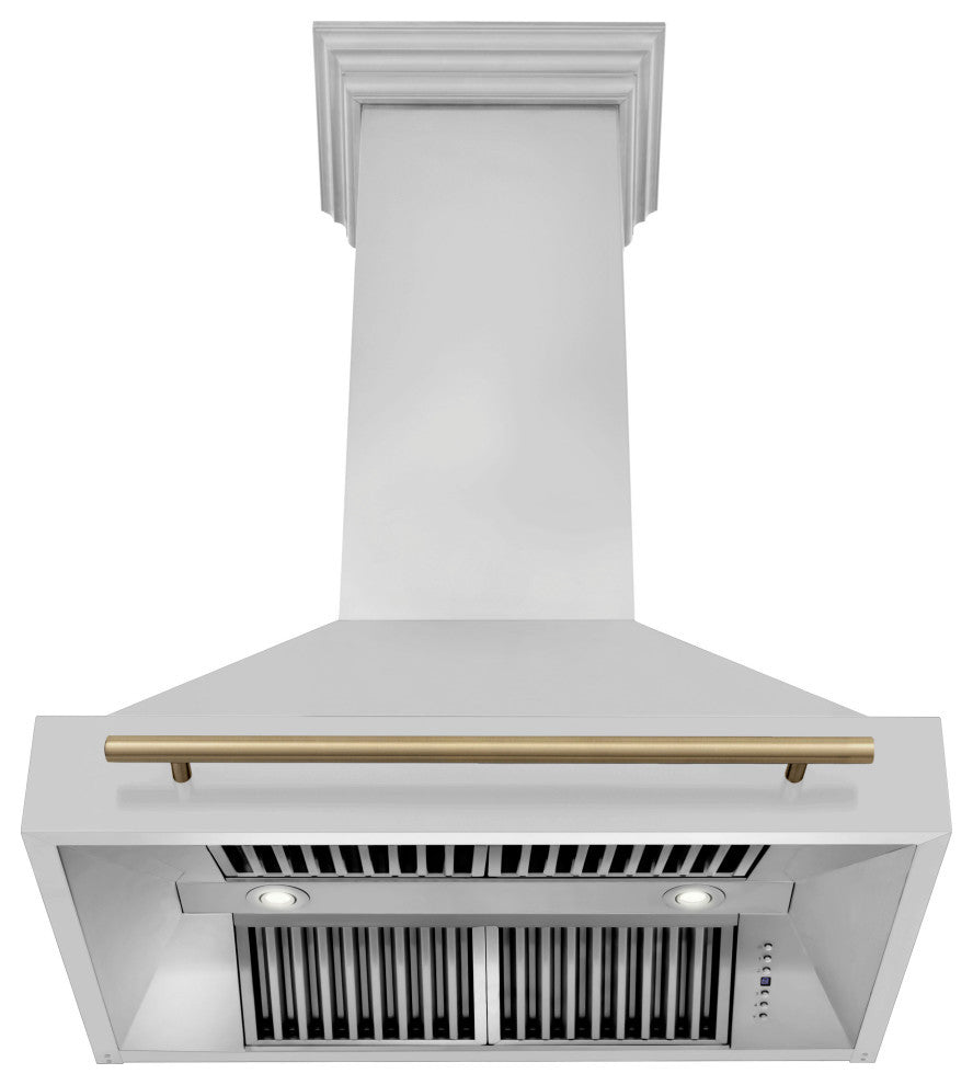 ZLINE 36" Stainless Steel Hood With Stainless Steel Shell, 8654STZ-36-CB