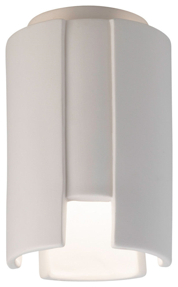 Radiance Stagger Ceramic Flush-Mount, Bisque, LED