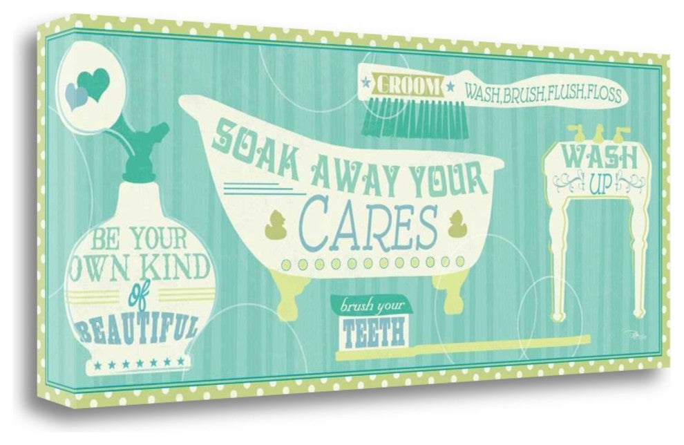 "Wash Up X" By Pela Studio, Giclee Print on Gallery Wrap Canvas, Ready to Hang