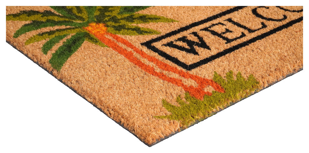 Palm Welcome Doormat