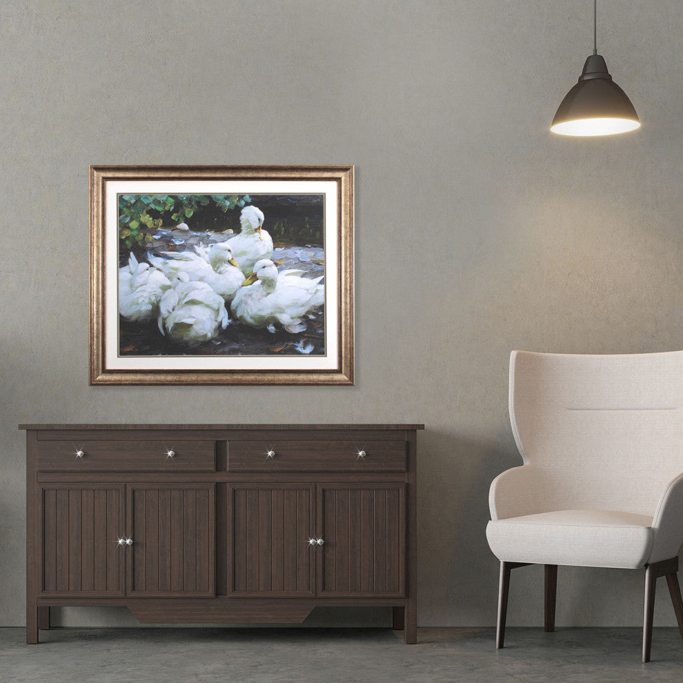 Group of Ducks Framed Art