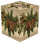 TB2609- Vintage Pine cones Tissue Box Cover
