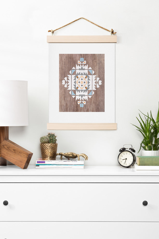 Deny Designs Iveta Abolina Cream Tribal Art Print
