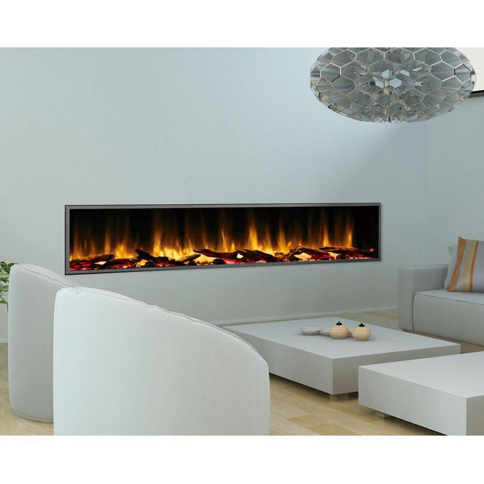 Dynasty Harmony BEF Built-in Linear Electric Fireplace, 80" Wide