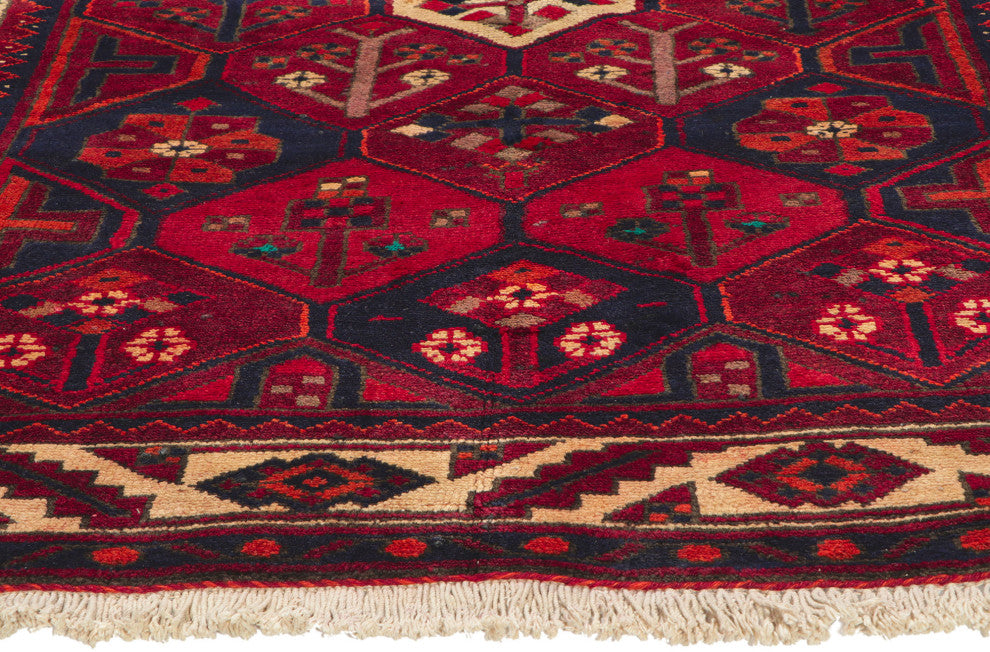 Vintage Persian Bakhtiari Rug, 06'00 X 06'07