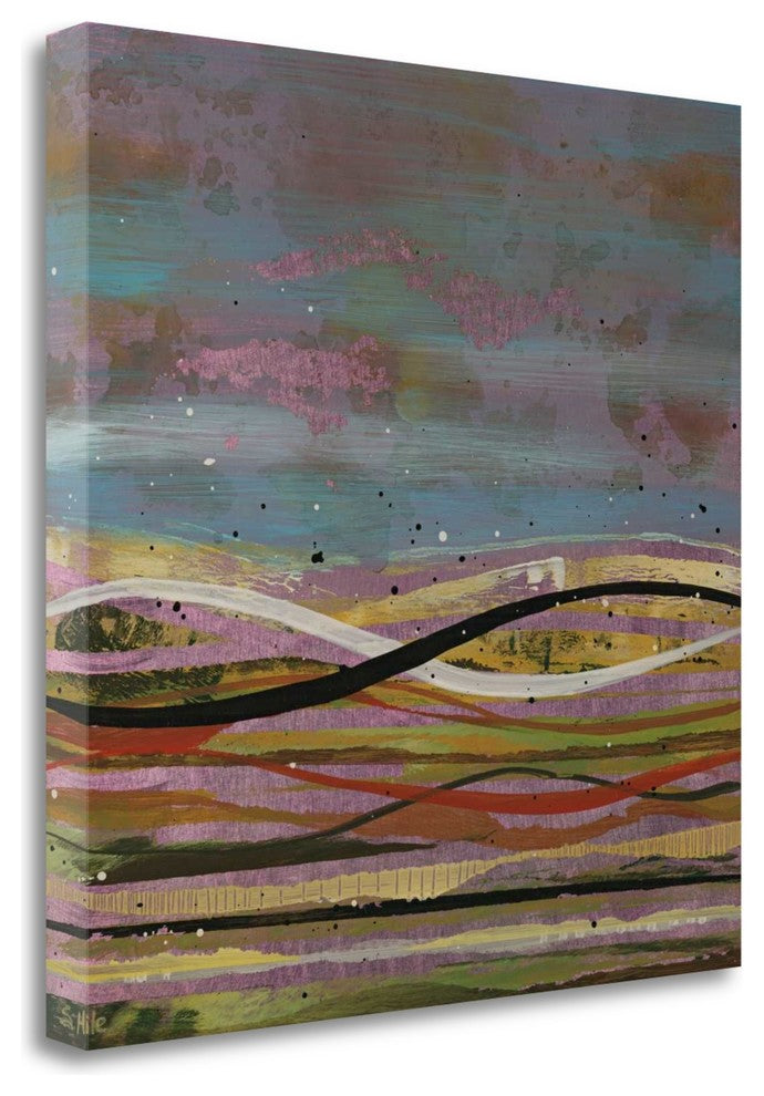 "High Plains 1" By Scott Hile,Ready to Hang Giclee Print on Gallery Wrap Canvas