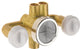 Delta Jet Shower Rough-In With Extra Outlet Brass
