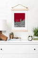 Deny Designs Bird Ave University of Denver Red Art Print