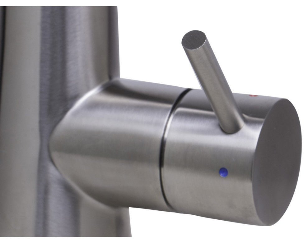 AB2034-BSS Solid Brushed Stainless Steel Pull Down Single Hole Kitchen Faucet