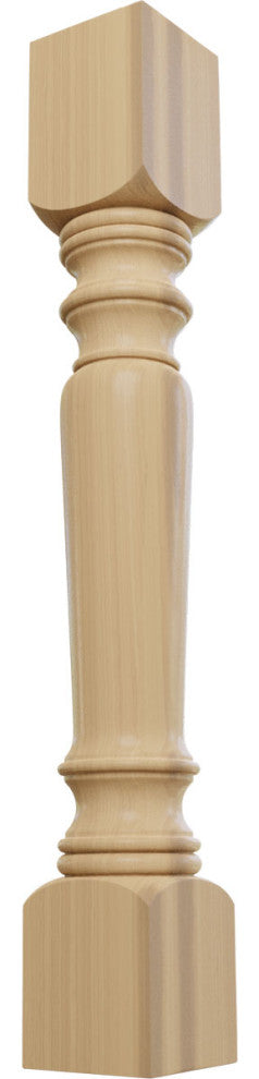 Legacy Tapered Cabinet Column (Top Block: 6", Bottom Block: 7"), Cherry