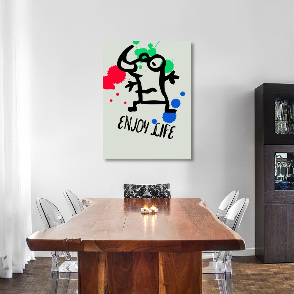 "Enjoy Life Poster 1" Fine Art Print