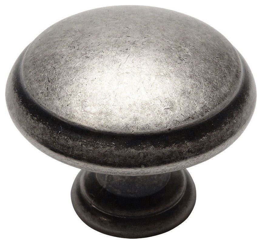 Cosmas 5422WN Weathered Nickel Cabinet Round Knob, Set of 25