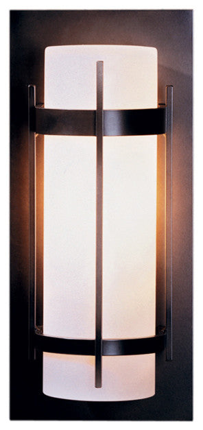 Hubbardton Forge 305893-1015 Banded Outdoor Sconce