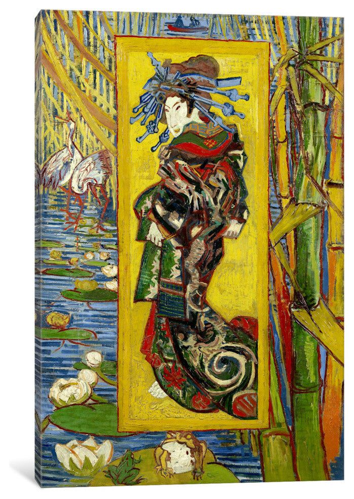 "Courtesan, After Eisen" Wrapped Canvas Art Print, 26x18x1.5