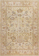 Alba Modern Faded Peshawar Area Rug, Ivory, 5 X 8