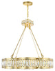 Nova 8 Light Chandelier With Champagne Finish