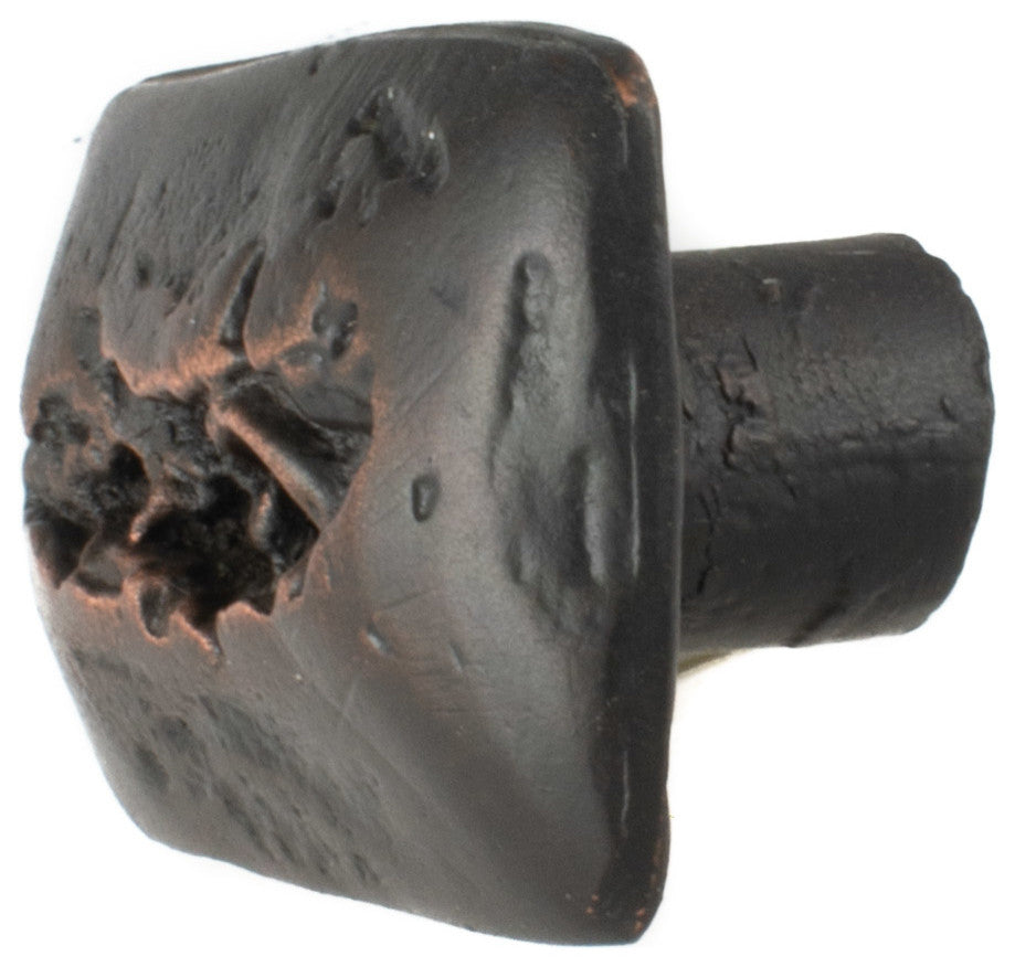 Glacier Pewter Cabinet Hardware Knob, Bronze