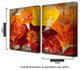 Fall Ink XII, Canvas Wall Art 2-Piece Canvas Art Set, 40"